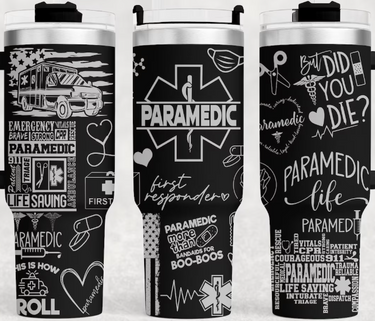 Paramedics - 40 oz Tumbler